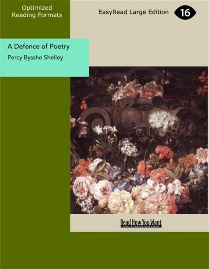 A Defence of Poetry An Essay