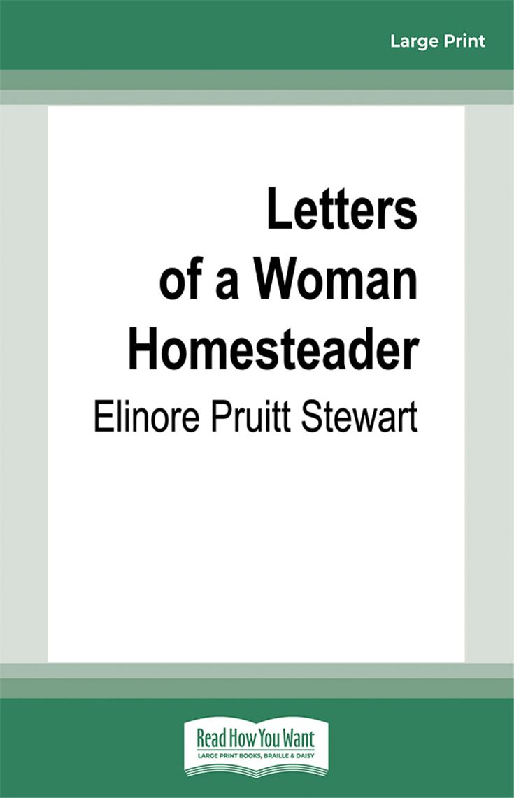 Letters of a Woman Homesteader