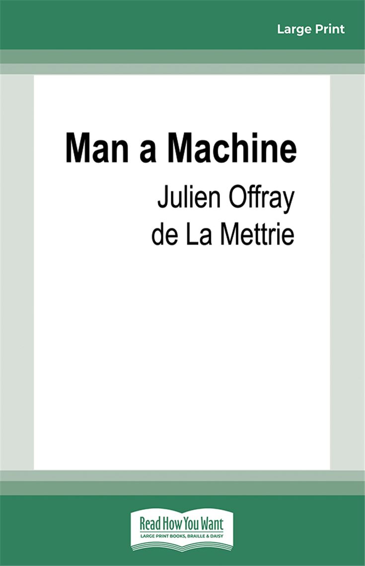 Man a Machine
