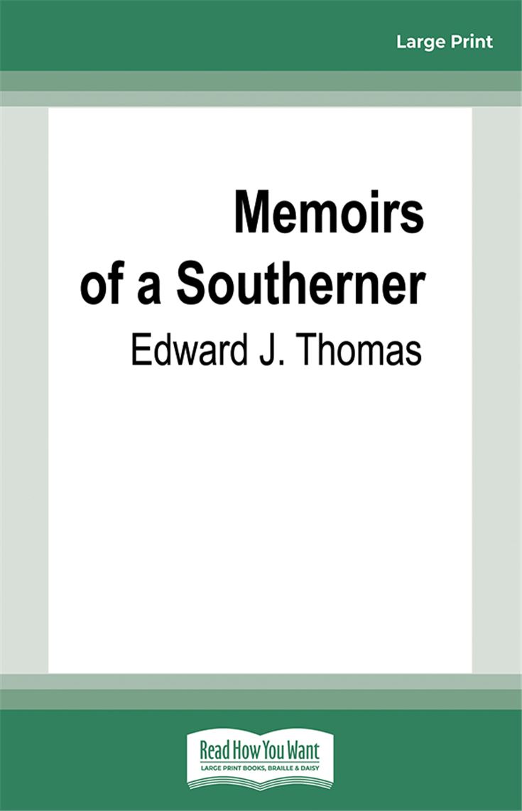 Memoirs of a Southerner