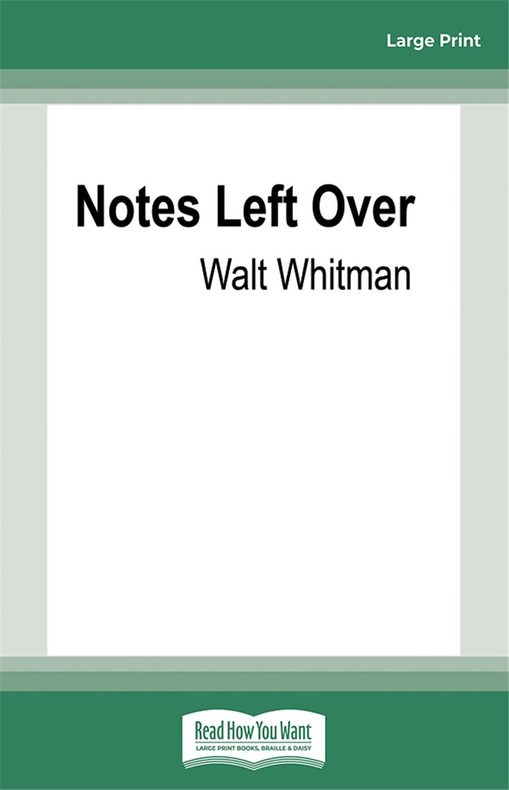 Notes Left Over