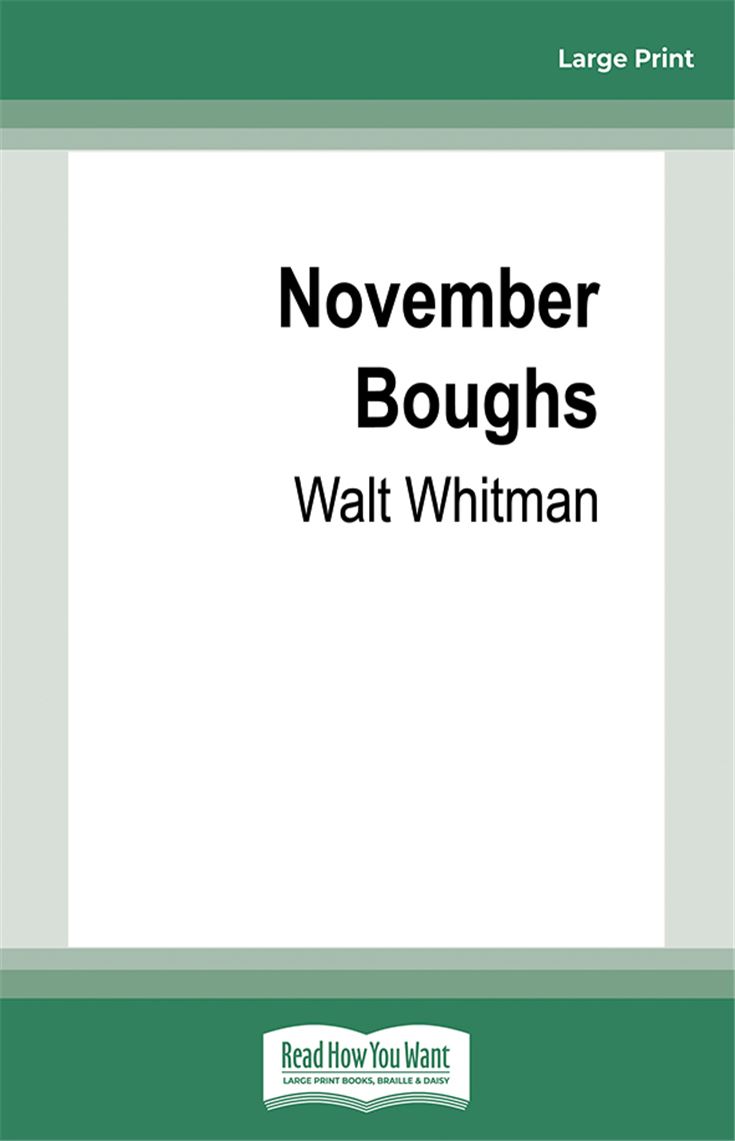 November Boughs