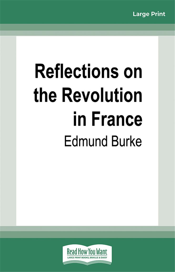 Reflections on the Revolution in France