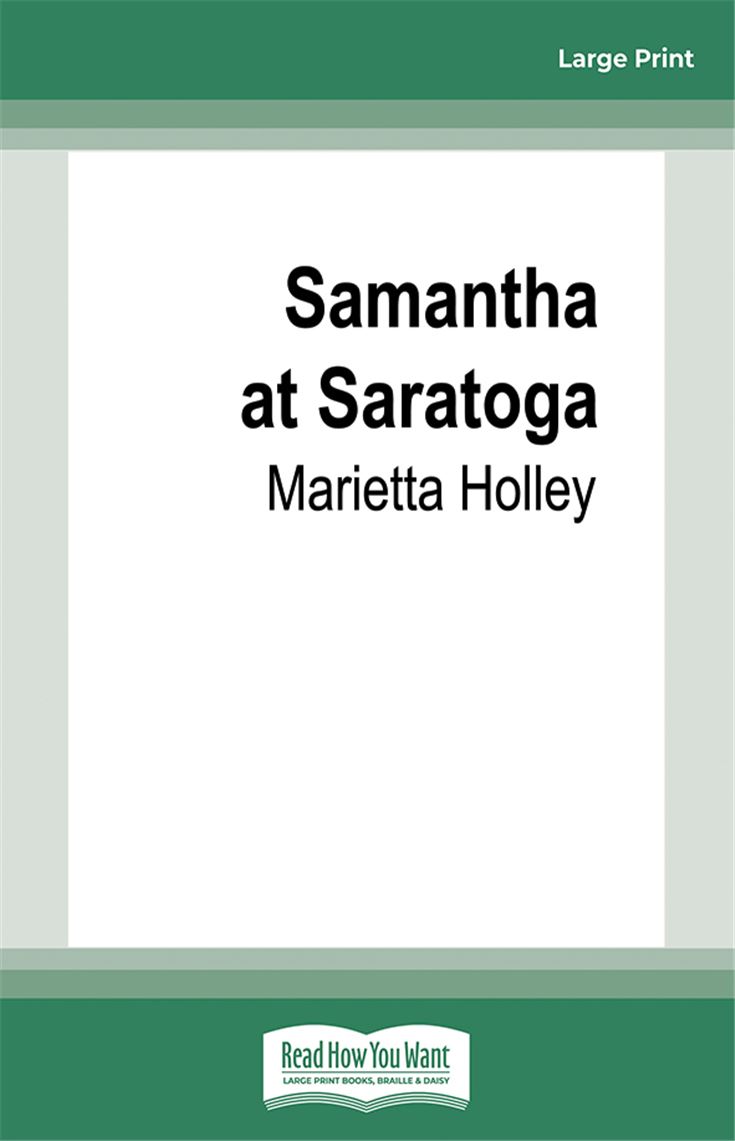 Samantha at Saratoga