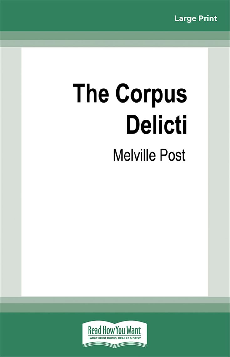 The Corpus Delicti