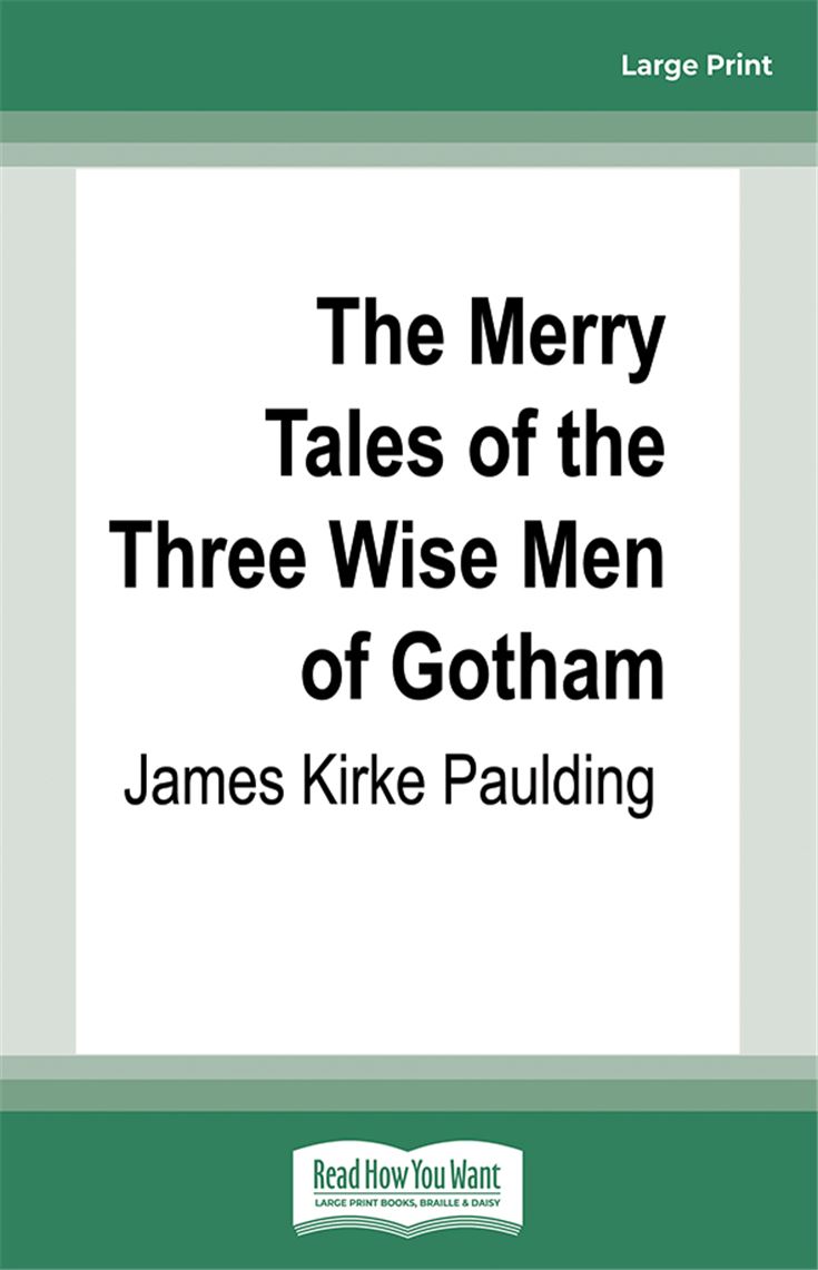 The Merry Tales of the Three Wise Men of Gotham