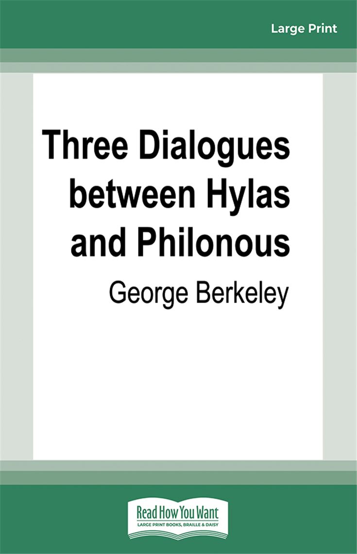 Three Dialogues between Hylas and Philonous