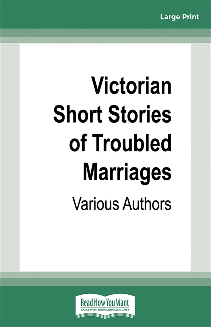 Victorian Short Stories of Troubled Marriages
