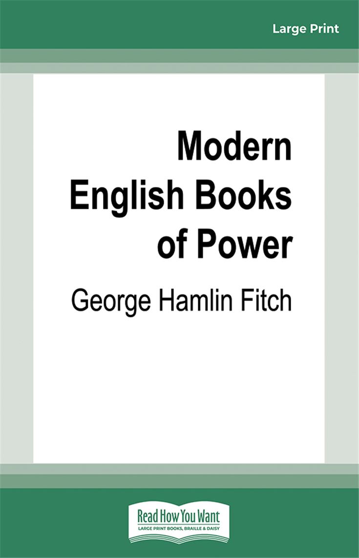 Modern English Books of Power