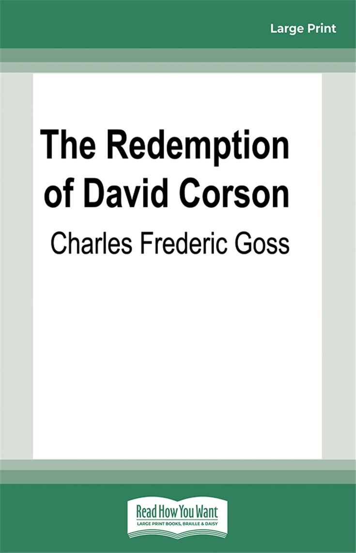 The Redemption of David Corson