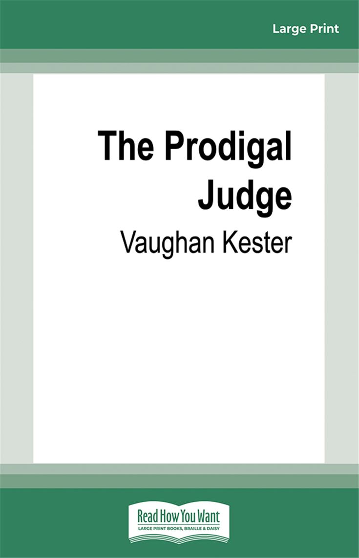 The Prodigal Judge