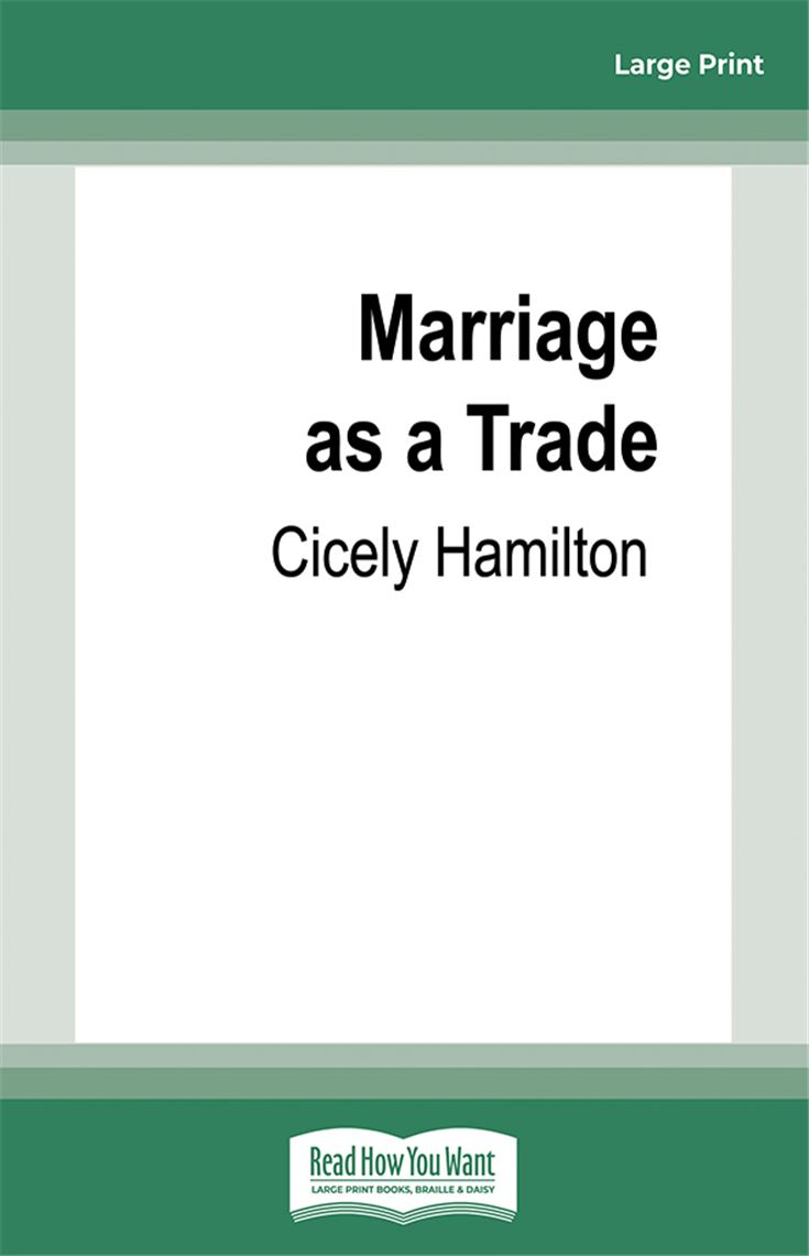 Marriage as a Trade