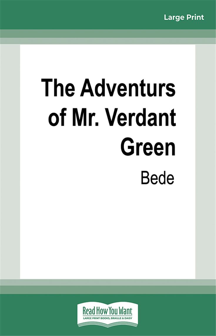 The Adventurs of Mr. Verdant Green