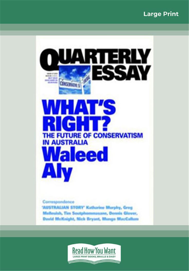 Quarterly Essay 37