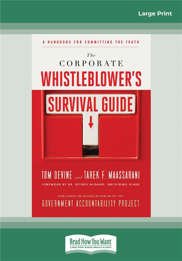 The Corporate Whistleblower's Survival Guide