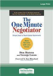 The One Minute Negotiator