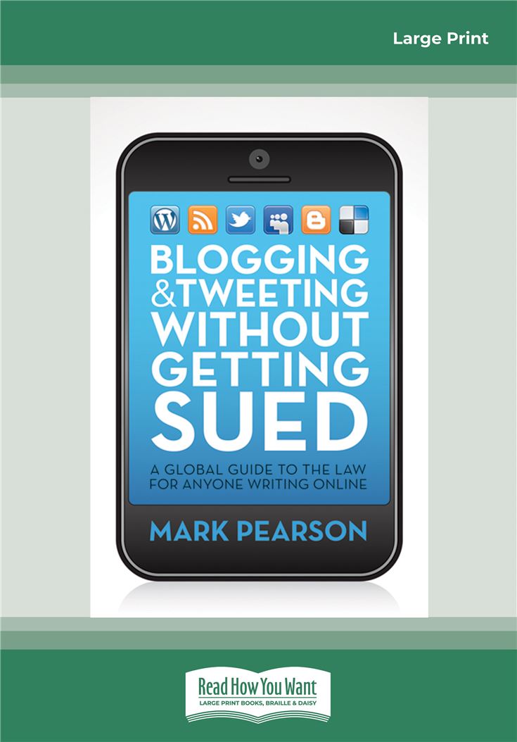 Blogging and Tweeting without Getting Sued