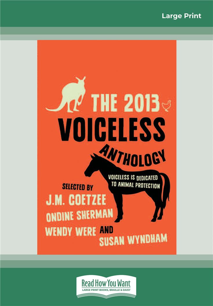 The 2013 Voiceless Anthology