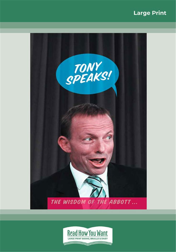 Tony Speaks!