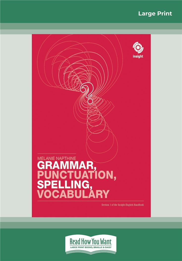 Grammar, Punctuation, Spelling, Vocabulary