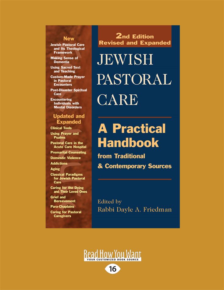 Jewish Pastoral Care