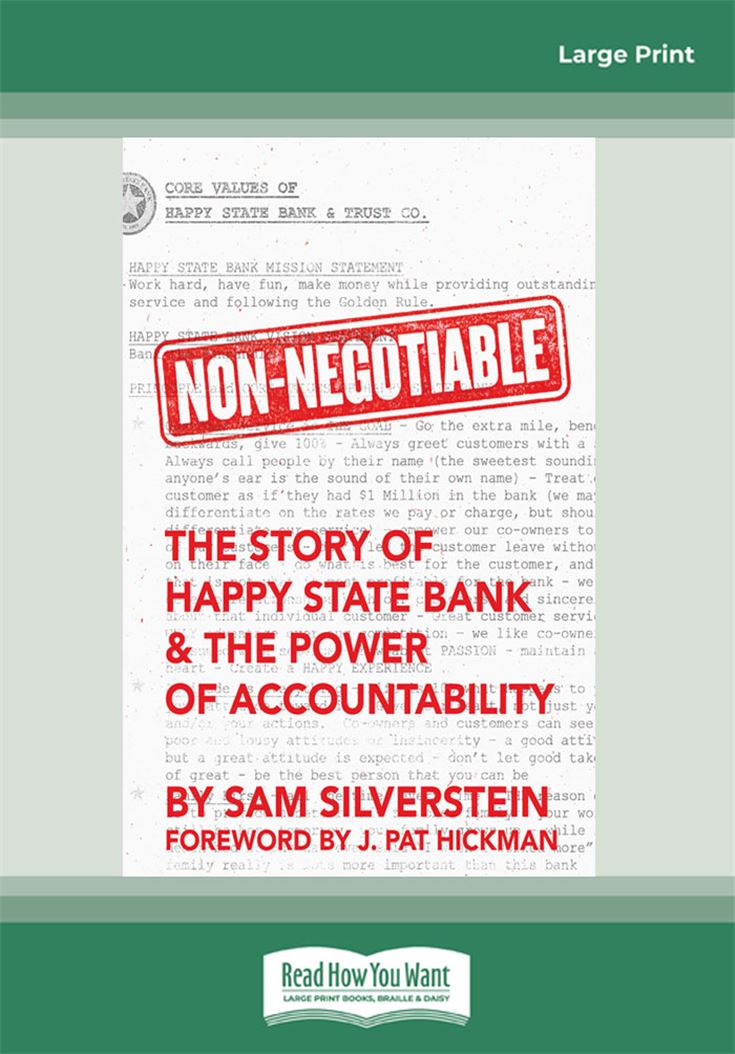 Non-Negotiable