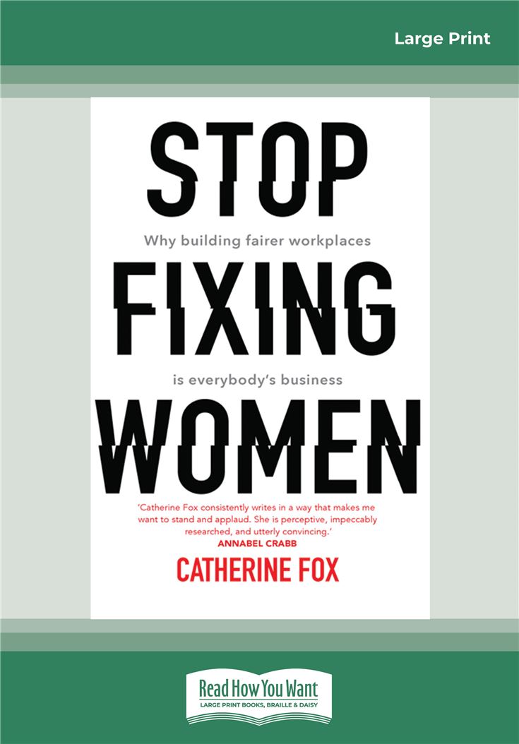 Stop Fixing Women