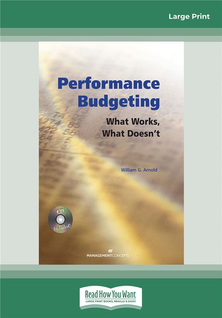 Performance Budgeting (with CD)