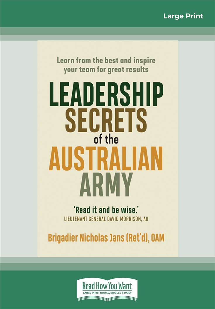 Leadership Secrets of the Australian Army