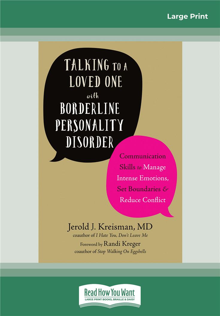 Talking to a Loved One with Borderline Personality Disorder