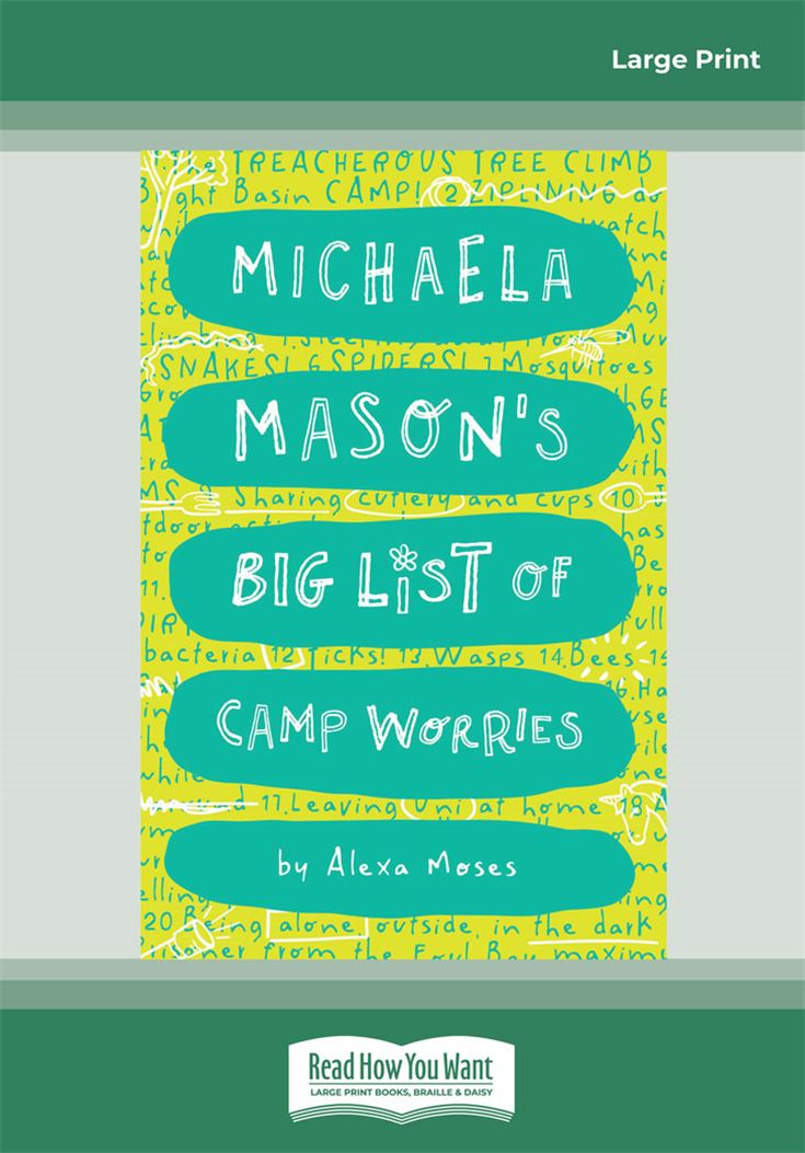 Michaela Mason's Worries #2: Michaela Mason's Big List of Camp Worries