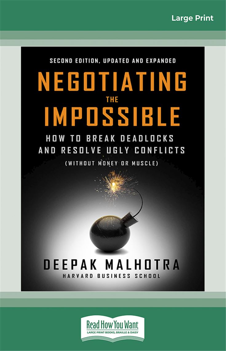 Negotiating the Impossible, Second Edition