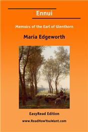 Ennui Memoirs of the Earl of Glenthorn
