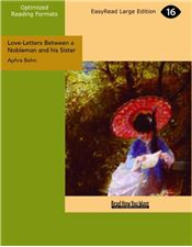 Love-Letters Between a Nobleman and his Sister