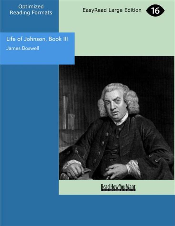 Life of Johnson, Book III