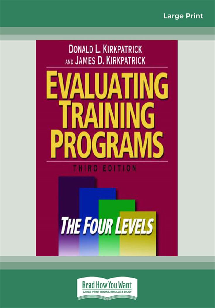 Evaluating Training Programs