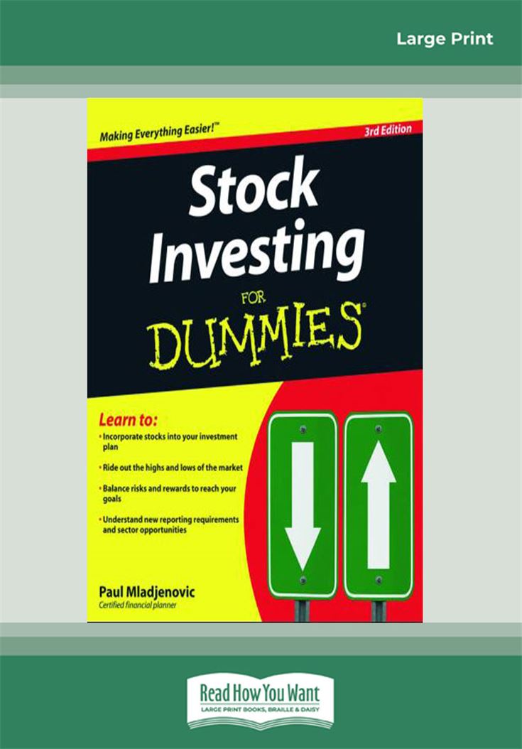 Stock Investing for Dummies®