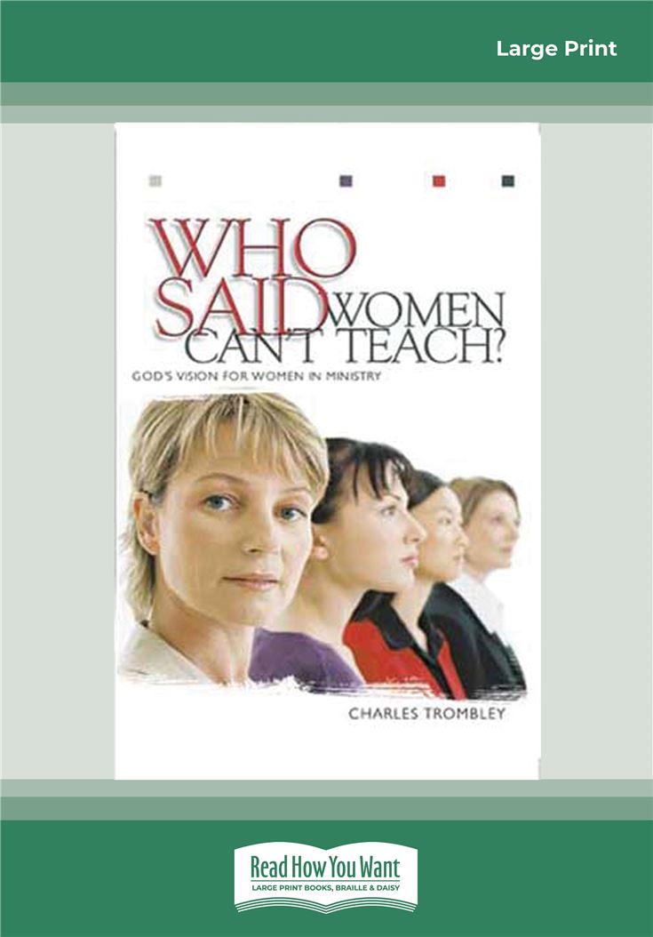 Who Said Women Can't Teach