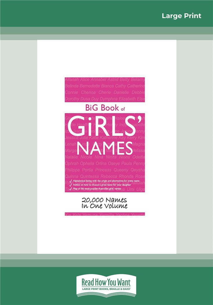 Big Book of Girl's Names