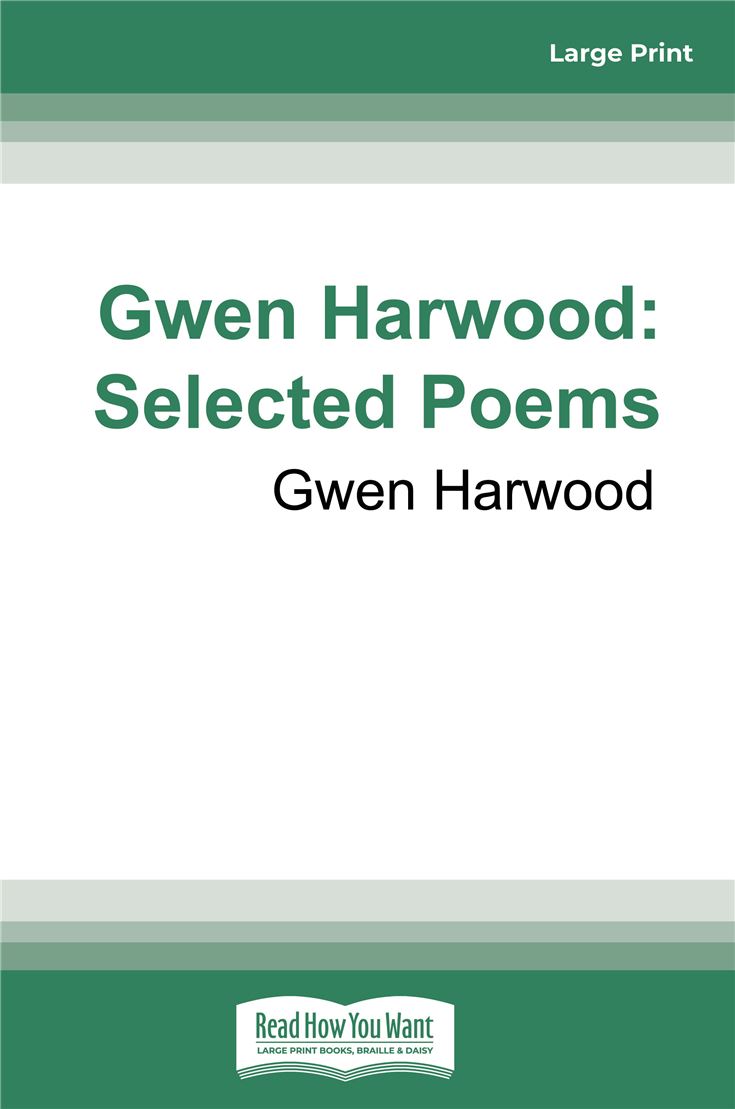 Gwen Harwood: Selected Poems