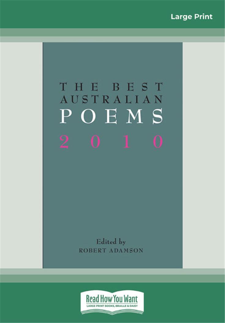 The Best Australian Poems 2010
