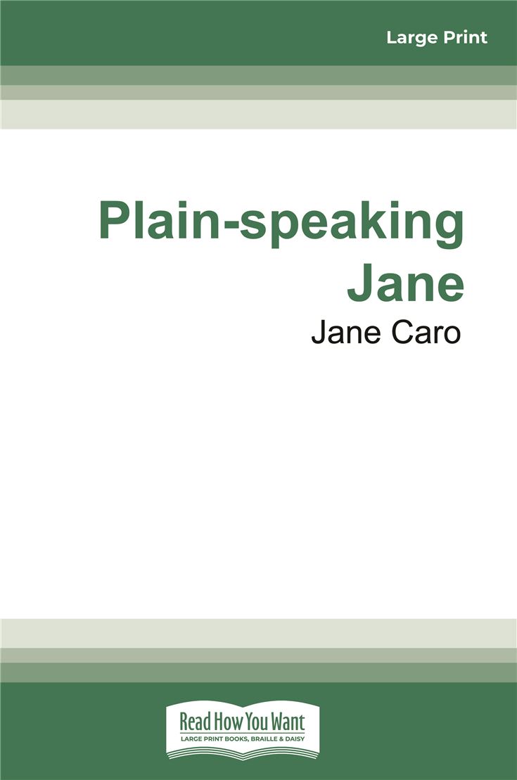 Plain-speaking Jane