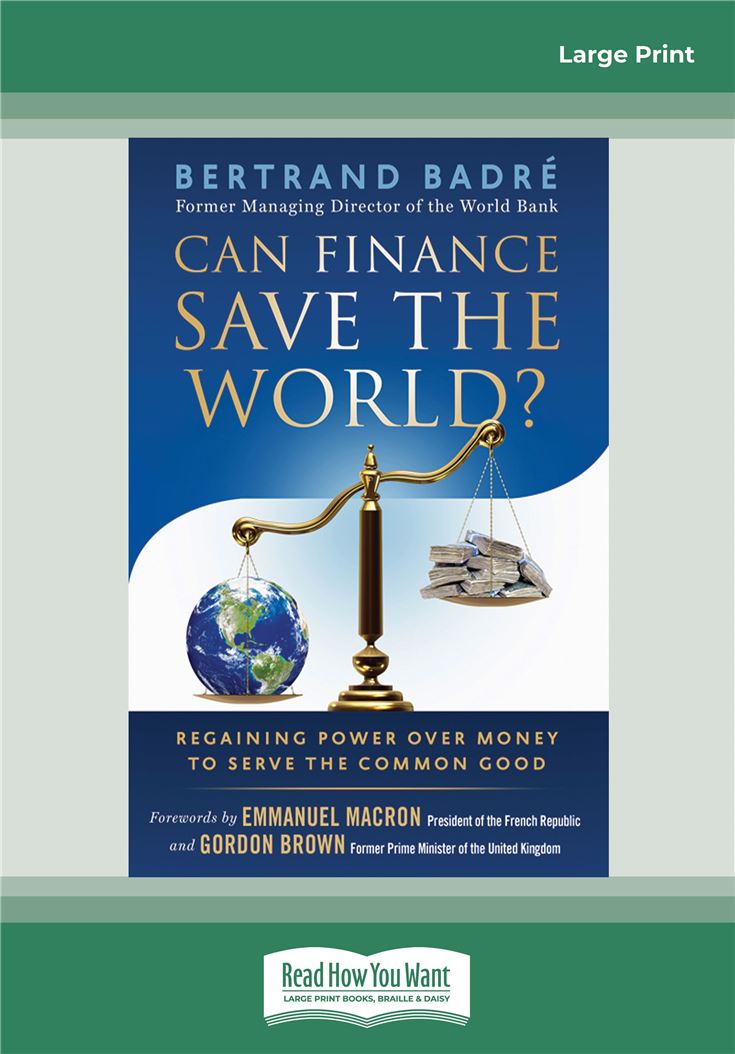 Can Finance Save the World?