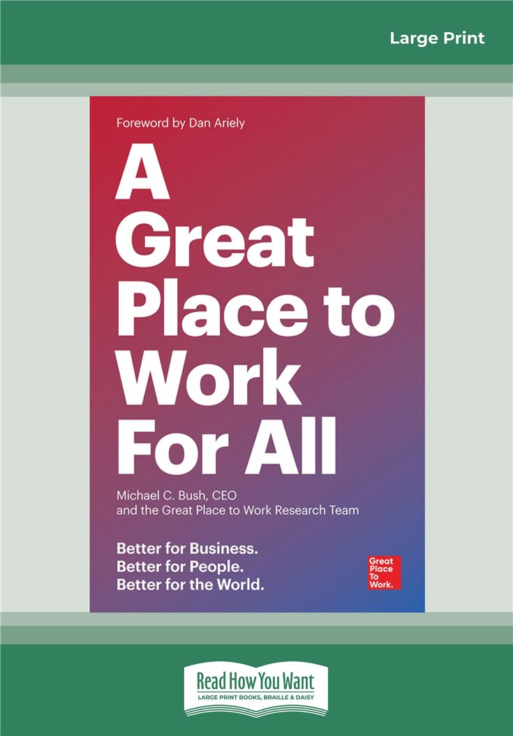 A Great Place to Work For All