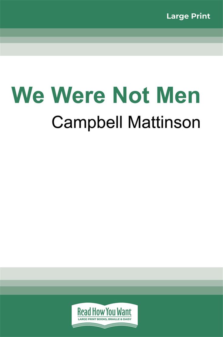 We Were Not Men