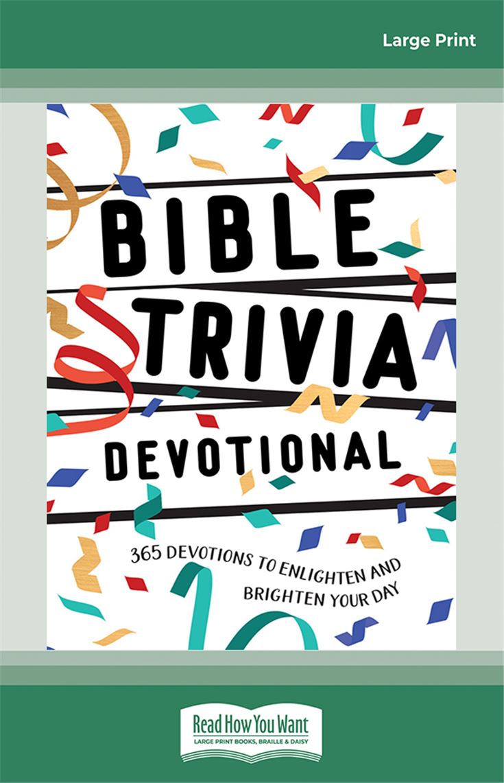 Bible Trivia Devotional
